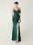 In Stock:Ship in 48 Hours Green Mermaid Straps Sequins Party Dress