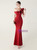 In Stock:Ship in 48 Hours Mermaid One Shoulder Beading Party Dress