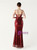 In Stock:Ship in 48 Hours Amazing Burgundy Sequins Straps Beading Party Dress