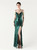 In Stock:Ship in 48 Hours Casual Green Sequins Straps Beading Party Dress