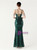 In Stock:Ship in 48 Hours Casual Green Sequins Straps Beading Party Dress