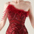 In Stock:Ship in 48 Hours Fairy Tale Burgundy Sequins One Shoulder Party Dress