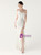 In Stock:Ship in 48 Hours Fancy White Sequins One Shoulder Party Dress