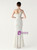 In Stock:Ship in 48 Hours Fancy White Sequins One Shoulder Party Dress