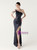 In Stock:Ship in 48 Hours Noble Navy Blue Sequins One Shoulder Party Dress