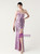 In Stock:Ship in 48 Hours High quality Purple Sequins One Shoulder Party Dress