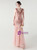 In Stock:Ship in 48 Hours Sexy Pink Tulle Sequins V-neck Party Dress