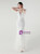 In Stock:Ship in 48 Hours Adorable White Tulle Sequins V-neck Party Dress