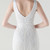 In Stock:Ship in 48 Hours Adorable White Tulle Sequins V-neck Party Dress