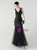 In Stock:Ship in 48 Hours Gorgeous Black Tulle Sequins V-neck Party Dress