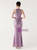In Stock:Ship in 48 Hours Purple Sequins Beading Halter Party Dress