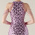 In Stock:Ship in 48 Hours Purple Sequins Beading Halter Party Dress