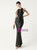 In Stock:Ship in 48 Hours Black Sequins Beading Halter Party Dress