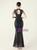 In Stock:Ship in 48 Hours Graceful Black Mermaid Sequins Beading Party Dress