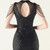 In Stock:Ship in 48 Hours Graceful Black Mermaid Sequins Beading Party Dress