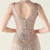 In Stock:Ship in 48 Hours Fashion Gold Mermaid Sequins Beading Party Dress