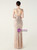 In Stock:Ship in 48 Hours Gold Tassel Sequins Beading Halter Party Dress