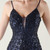 In Stock:Ship in 48 Hours Unique Navy Blue Sequins Straps Party Dress