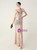 In Stock:Ship in 48 Hours Fashion Gold Sequins Straps Party Dress