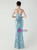 In Stock:Ship in 48 Hours Trendy Sky Blue Sequins Straps Beading Party Dress
