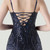 In Stock:Ship in 48 Hours Fabulous Navy Blue Sequins Straps Beading Party Dress