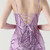 In Stock:Ship in 48 Hours Fancy Lavender Sequins Straps Beading Party Dress