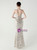 In Stock:Ship in 48 Hours Hot Sale Apricot Silver Sequins Beading Party Dress