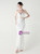 In Stock:Ship in 48 Hours Noble White Sequins Beading Party Dress
