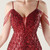 In Stock:Ship in 48 Hours High quality Burgundy Sequins Straps Party Dress