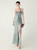 In Stock:Ship in 48 Hours Green Mermaid Sequins Straps Party Dress