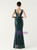 In Stock:Ship in 48 Hours Modern Green Sequins V-neck Party Dress