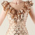 In Stock:Ship in 48 Hours Amazing Gold Mermaid Sequins Split Party Dress