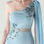 In Stock:Ship in 48 Hours Light Blue One Shoulder Appliques Party Dress