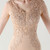 In Stock:Ship in 48 Hours Apricot Mermaid V-neck Lace Beading Party Dress