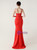 In Stock:Ship in 48 Hours Red Straps Beading Party Dress