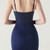 In Stock:Ship in 48 Hours Noble Navy Blue Straps Beading Party Dress