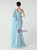 In Stock:Ship in 48 Hours Sky Blue One Shoulder Split Party Dress