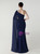 In Stock:Ship in 48 Hours Trendy Navy Blue One Shoulder Split Party Dress