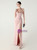 In Stock:Ship in 48 Hours Pink Straps Pleats Beading Party Dress
