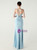 In Stock:Ship in 48 Hours Sky Blue Straps Pleats Beading Party Dress