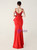 In Stock:Ship in 48 Hours Red Straps Appliques Beading Party Dress
