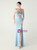In Stock:Ship in 48 Hours Sky Blue Lace Beading Straps Party Dress