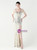 In Stock:Ship in 48 Hours Fairy Tale Silver Mermaid Sequins Feather Party Dress