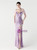 In Stock:Ship in 48 Hours Purple Mermaid Sequins Feather Party Dress