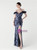 In Stock:Ship in 48 Hours Fashionable Navy Blue Mermaid Sequins Feather Party Dress