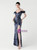 In Stock:Ship in 48 Hours Fashionable Navy Blue Mermaid Sequins Feather Party Dress