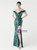 In Stock:Ship in 48 Hours Attractive Green Mermaid Sequins Feather Party Dress
