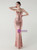 In Stock:Ship in 48 Hours New Pink Sequins Straps Party Dress