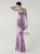 In Stock:Ship in 48 Hours Best Lavender Sequins Straps Party Dress