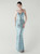 In Stock:Ship in 48 Hours Sky Blue Sequins Straps Party Dress